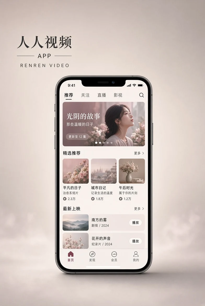 人人视频APP移动端内容服务